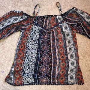 Off the shoulder blouse